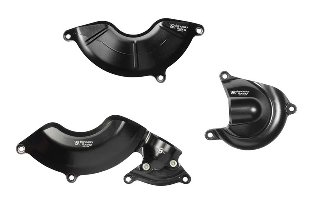 Bonamici Racing Engine Protection Full Kit for the Aprilia RS660 2021-2023 Bonamici Racing Engine Protection Full Kit for the Aprilia RS660 2021-2023
